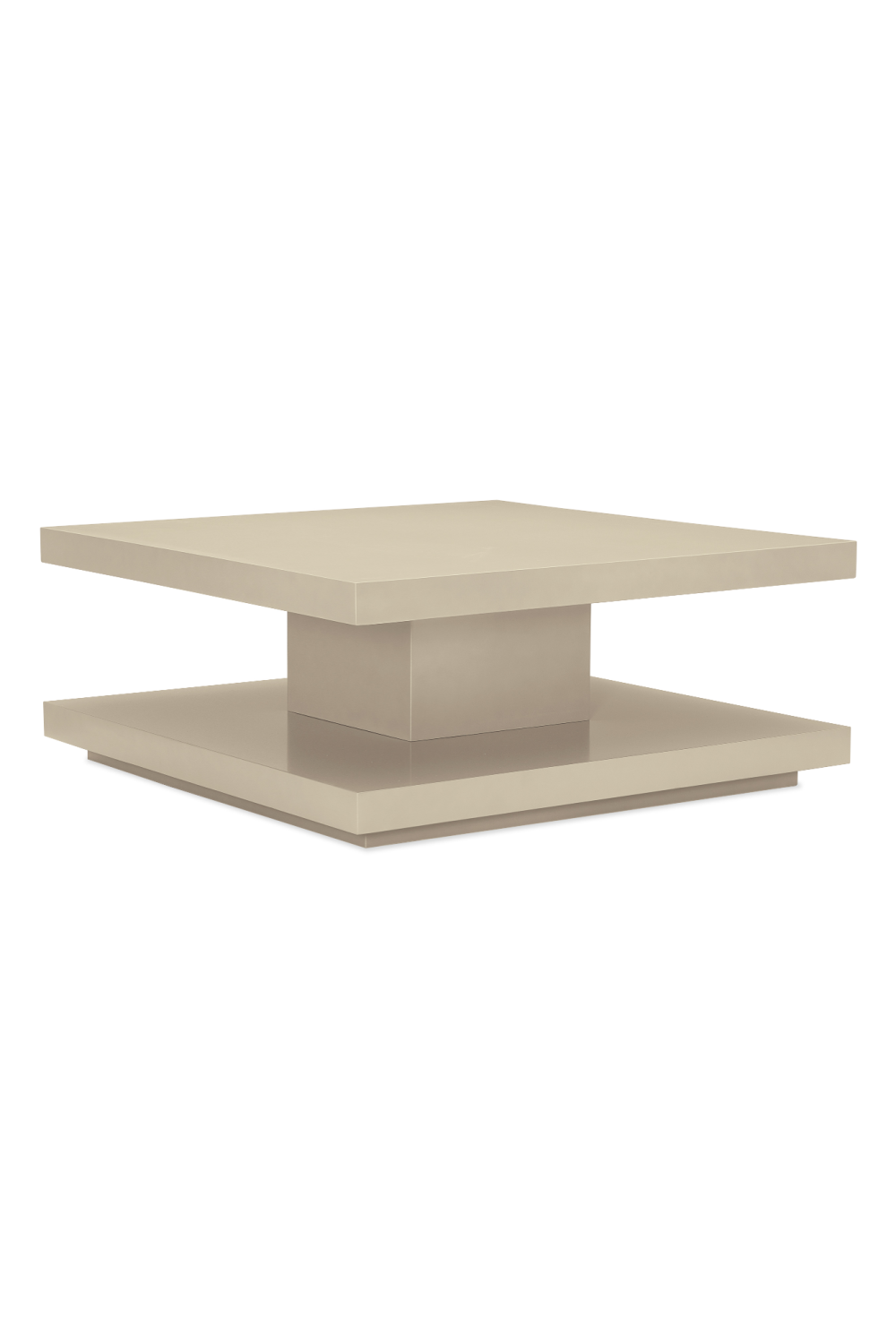 Beige Geometrical Coffee Table | Caracole Cool And Classic | Oroa.com