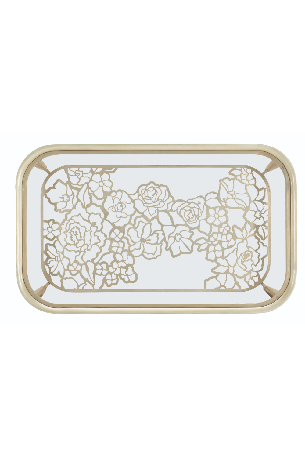 Glass Cocktail Table | Caracole Flower Power | Oroa.com