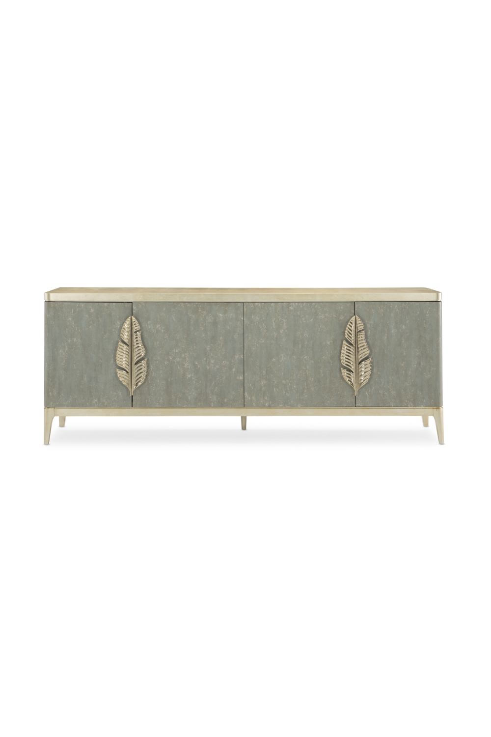 Gold Palm Accent Sideboard | Caracole Waterside | Oroa.com