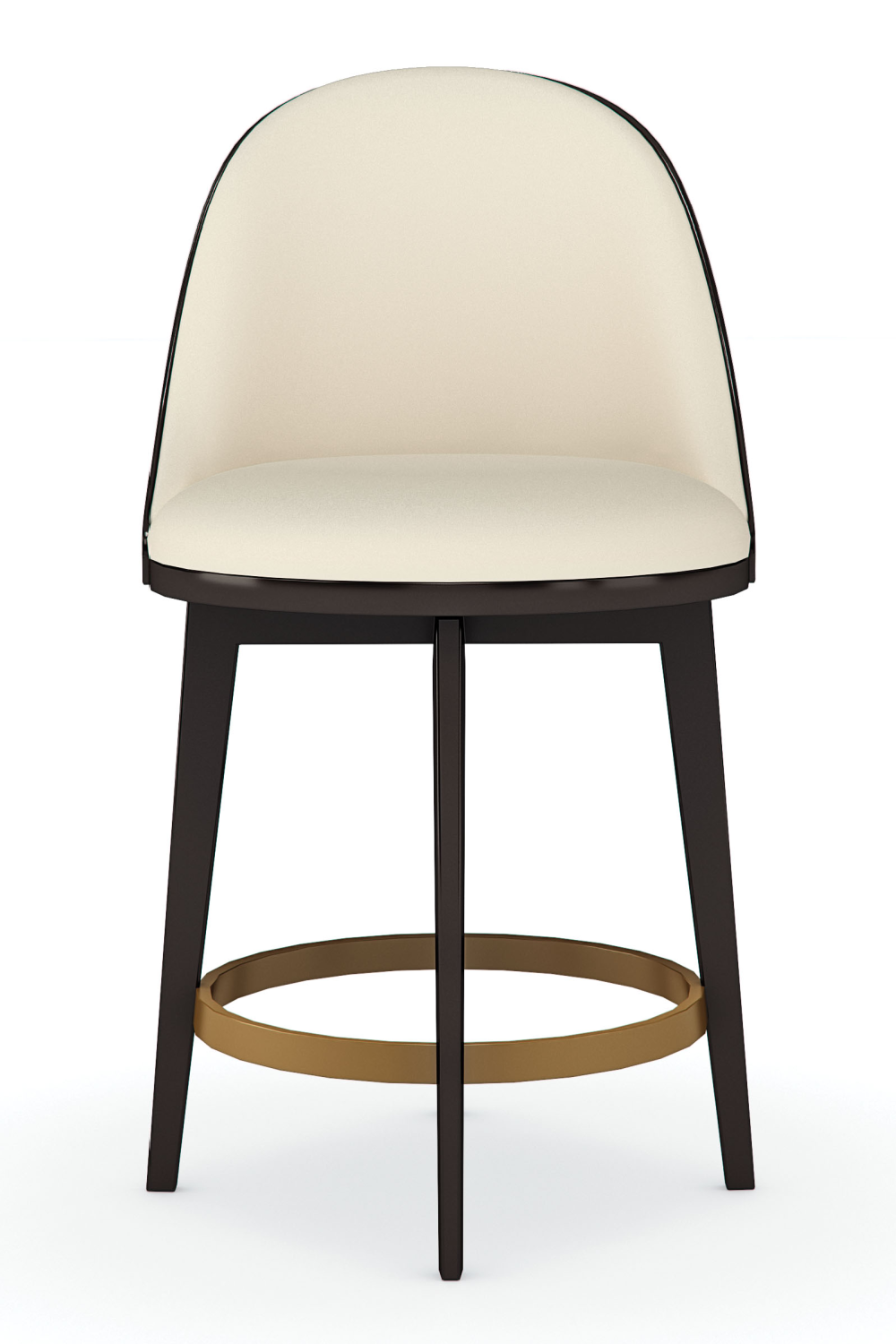 Vegan Leather Counter Stool | Caracole Another Round | Oroa.com