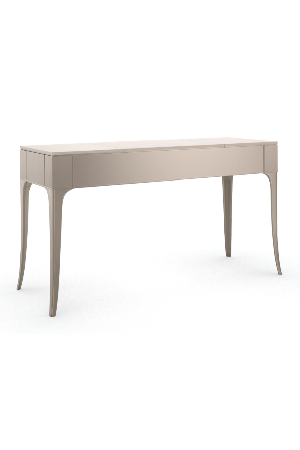 Flip Top Mirror Vanity Table | Caracole Kiss N Makeup | Oroa.com