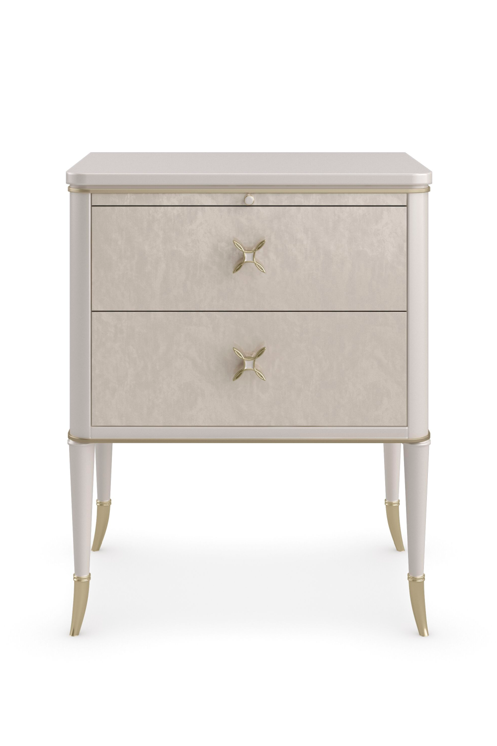 Modern Cream Nightstand | Caracole Finishing Up | Oroa.com