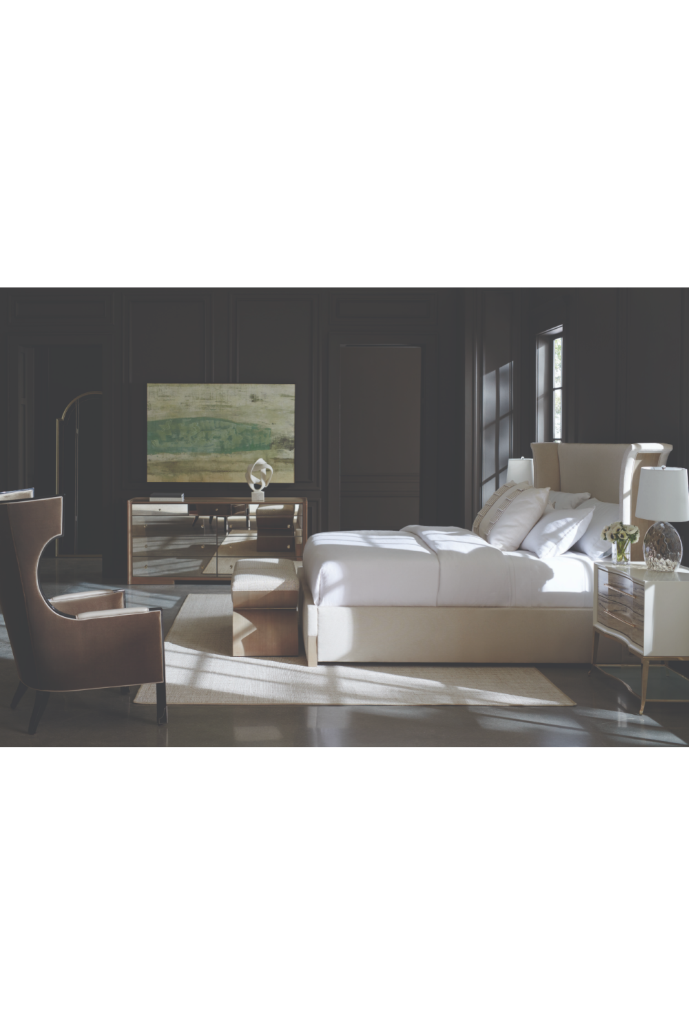 White Maple Nightstand | Caracole Natures Rhythm | Oroa.com