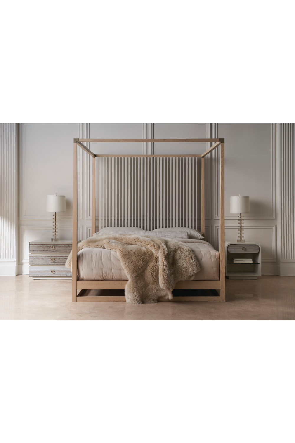 White Modern Nightstand | Oroa.com