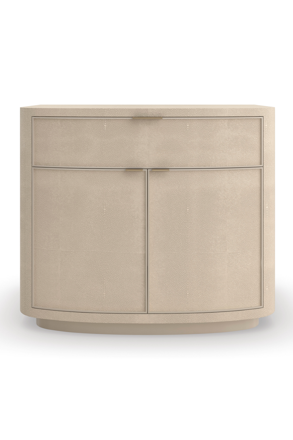 Cream Shagreen Nightstand | Caracole Simply Perfect | Oroa.com