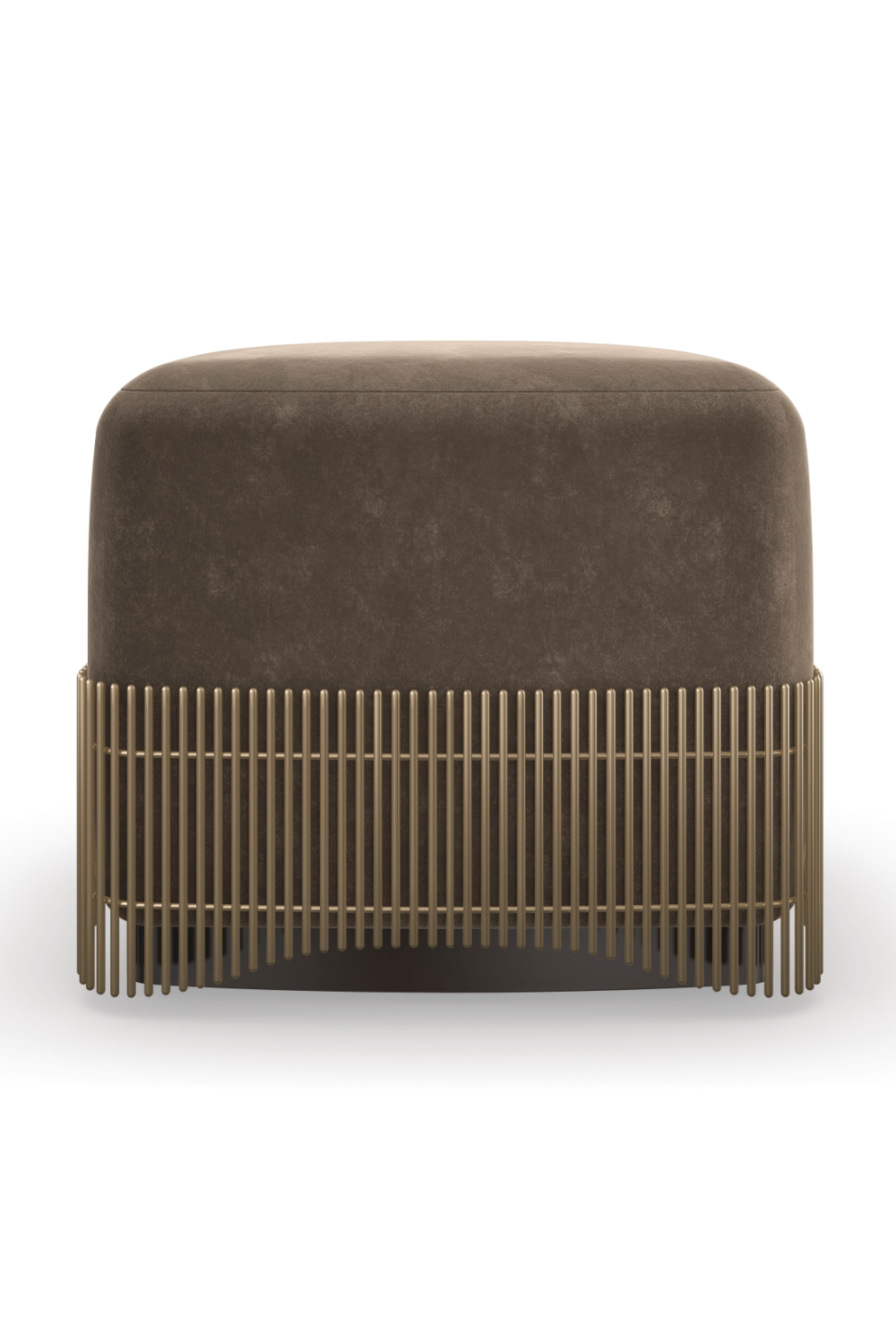 Moss Green Ottoman | Caracole Petit Four | Oroa.com