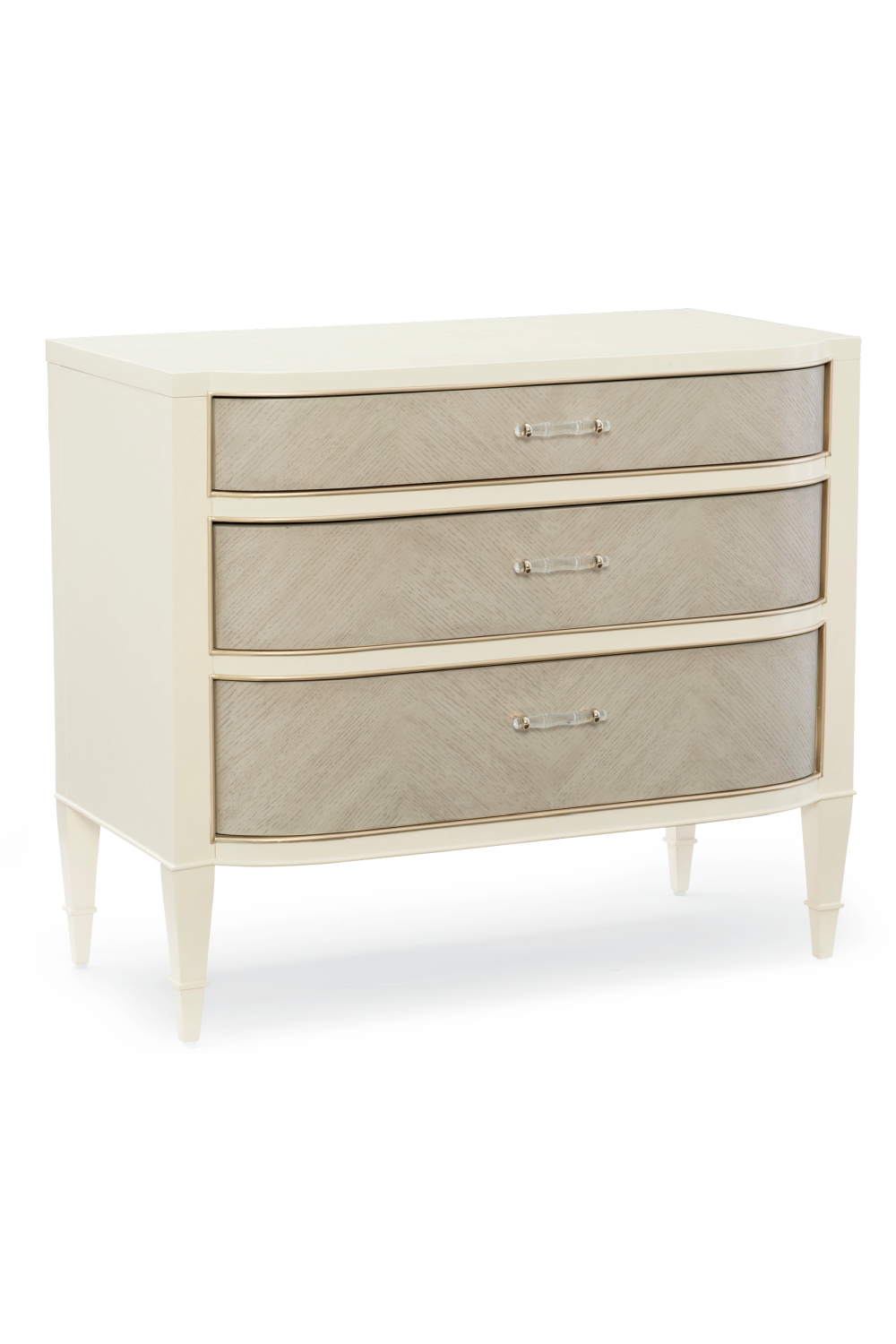 Taupe Modern Nightstand | Caracole Dress Code | Oroa.com