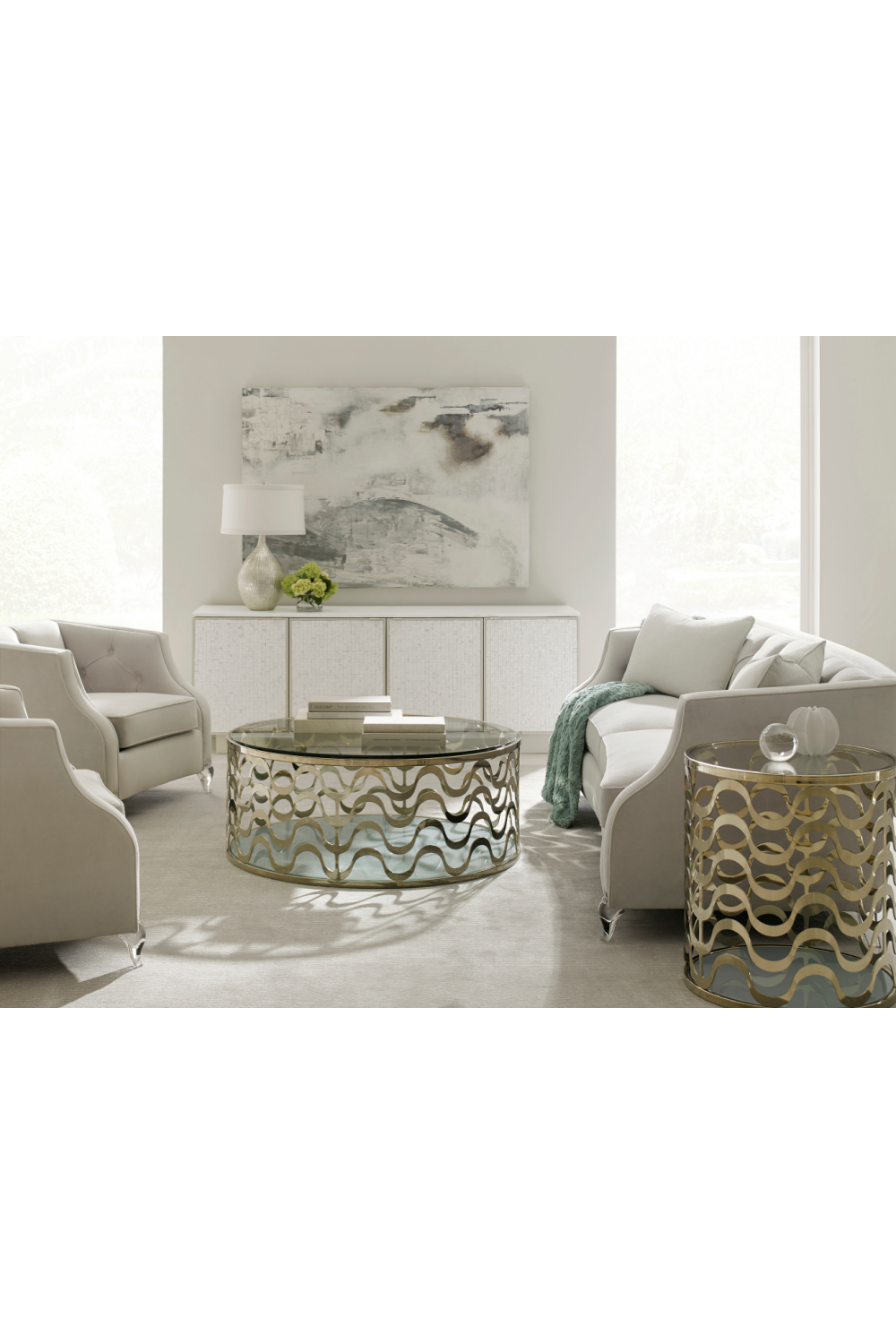Stacked Shell Sideboard | Caracole Bomb-Shell | Oroa.com