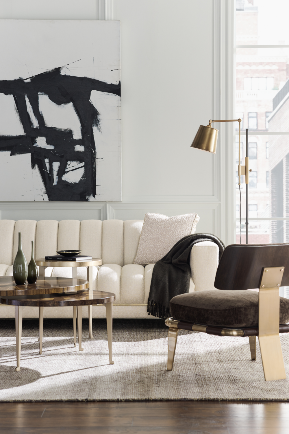 Round Wooden Cocktail Table | Caracole One Of The Bunch | Oroa.com