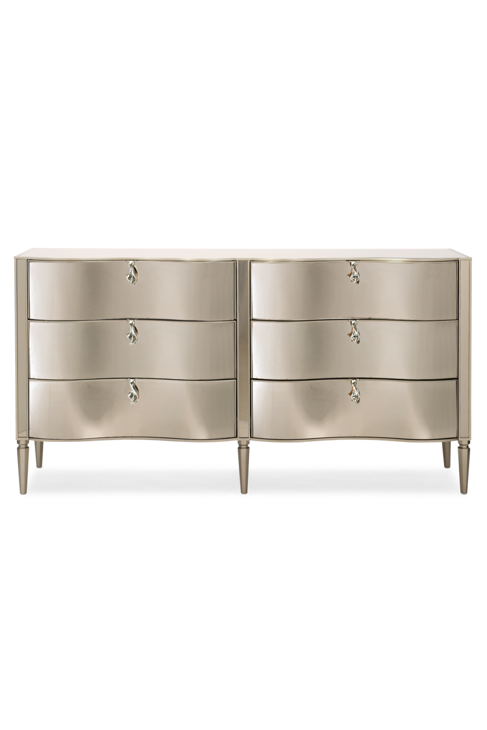 Gold 6-Drawer Dresser | Caracole Wonder-Full | Oroa.com