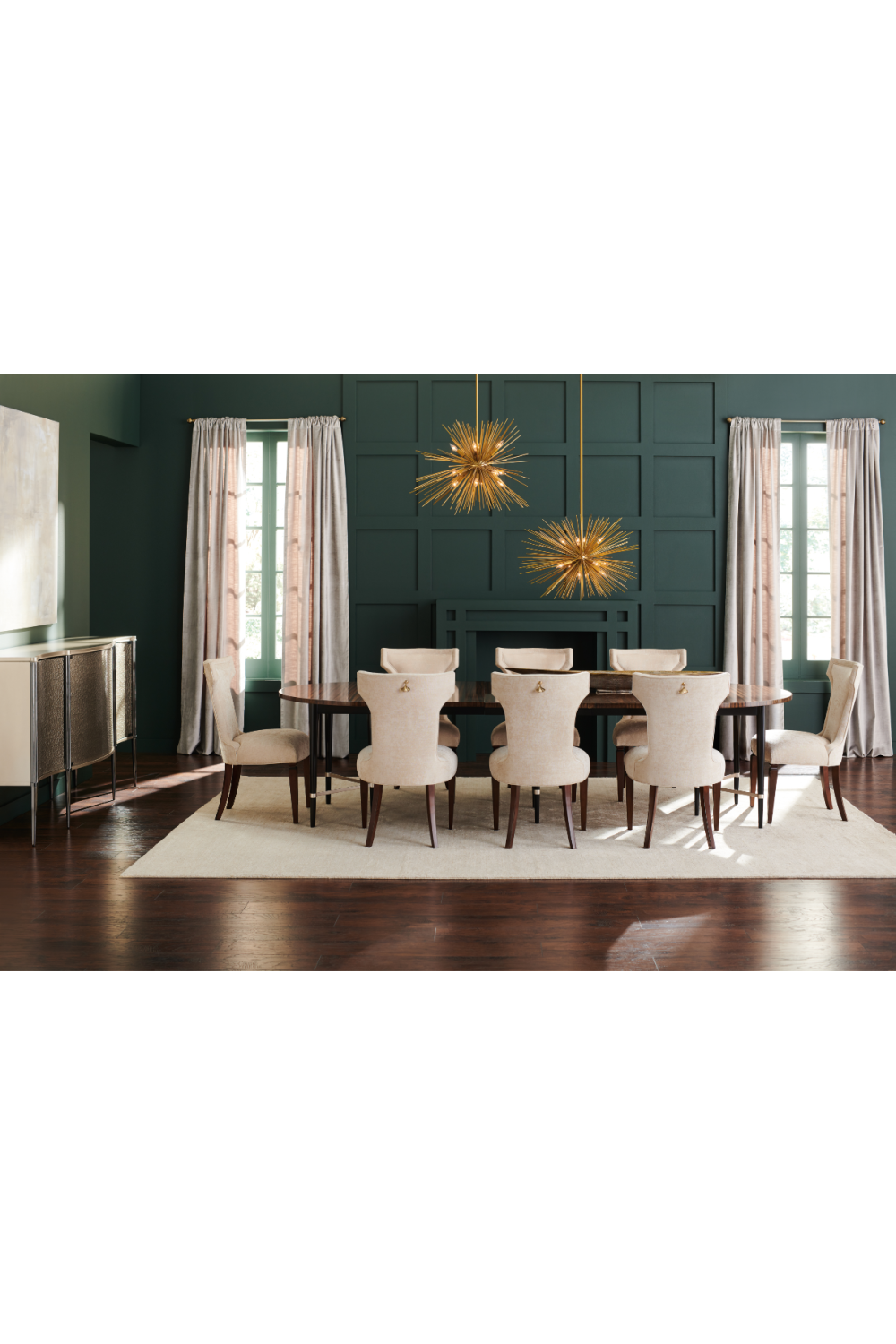 Round Paldao Dining Table | Caracole Long And Short Of It | Oroa.com