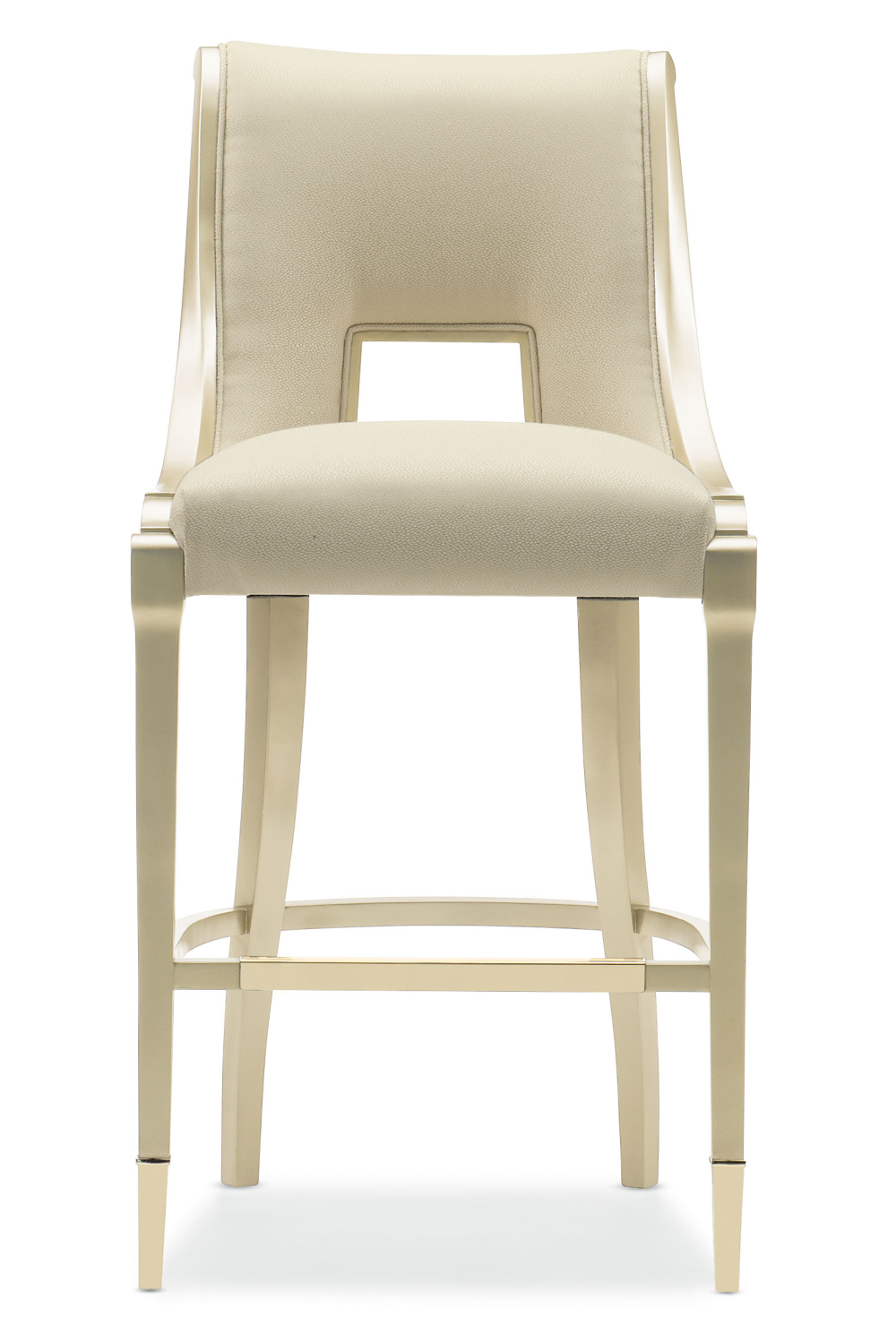 Cream Upholstered Bar Stool | Caracole In Good Taste | Oroa.com