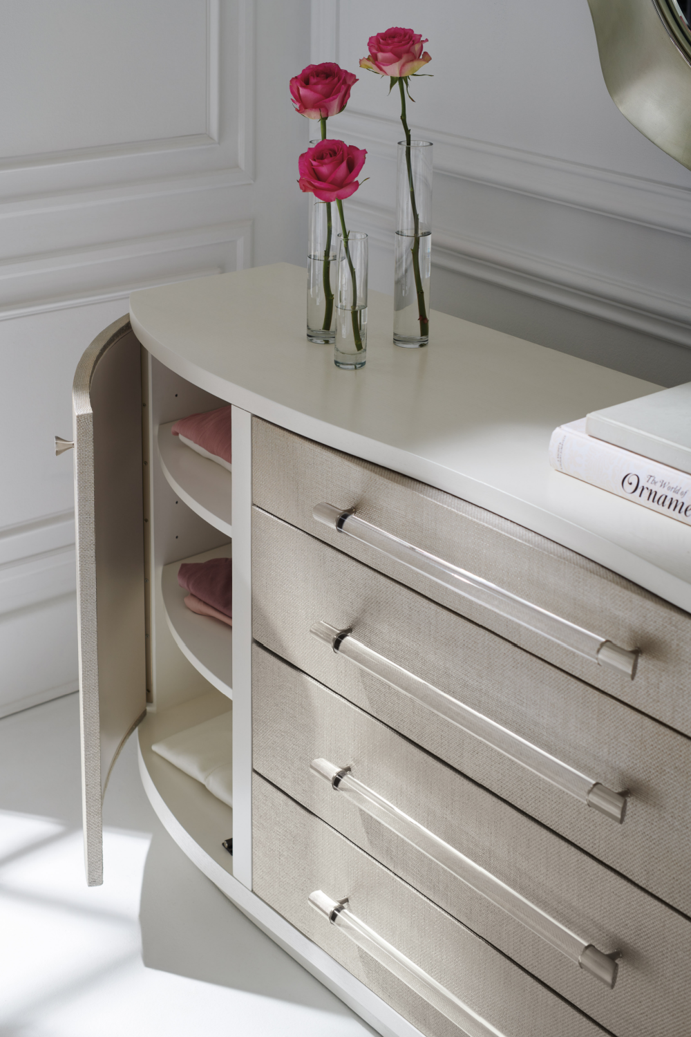 White Modern Dresser | Caracole Clear To Me | Oroa.com
