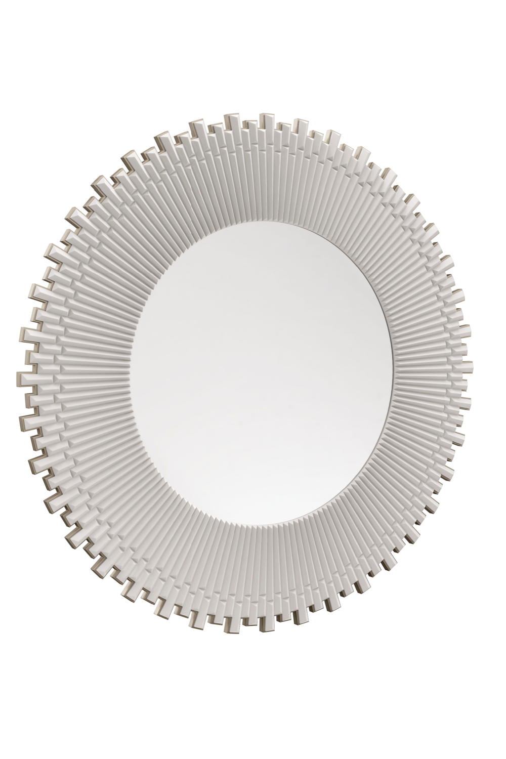 Crenulated Round Mirror | Oroa.com