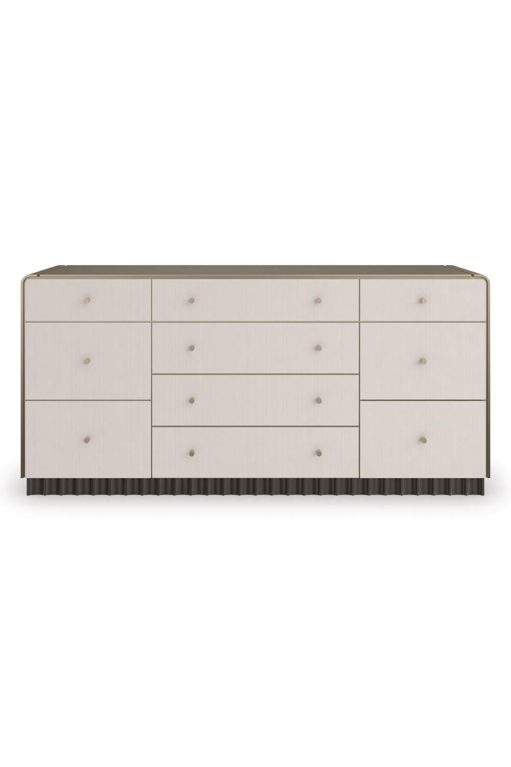 Fluted 10-Drawer Dresser | Caracole Circadian | Oroa.com