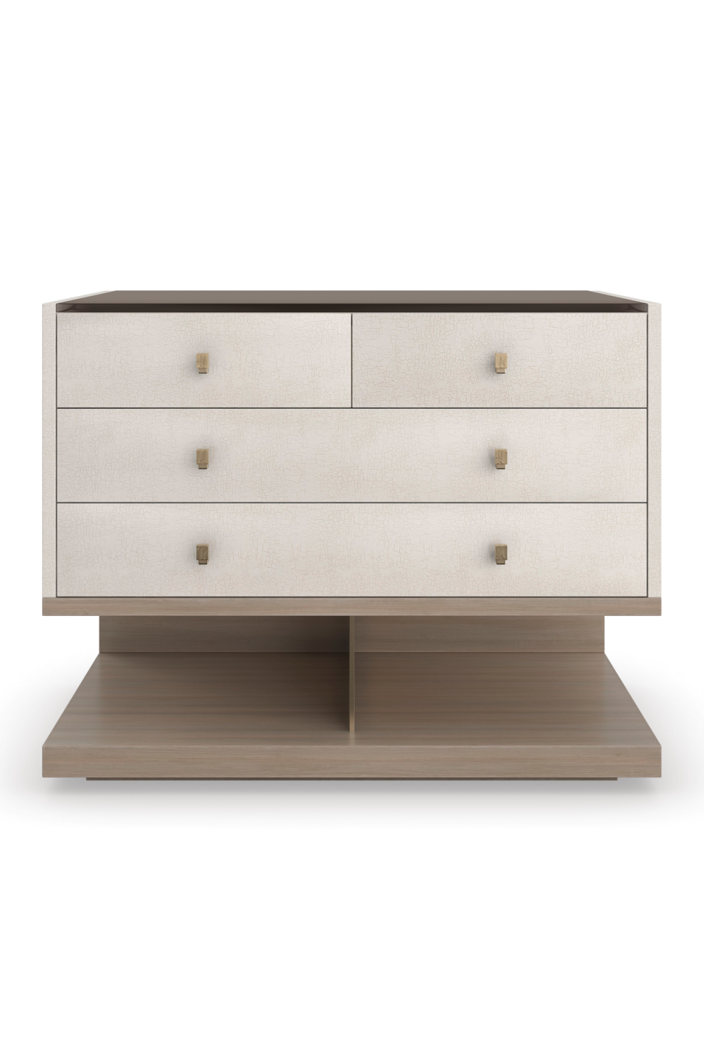 Modern Ivory Nightstand | Caracole Odyssey | Oroa.com