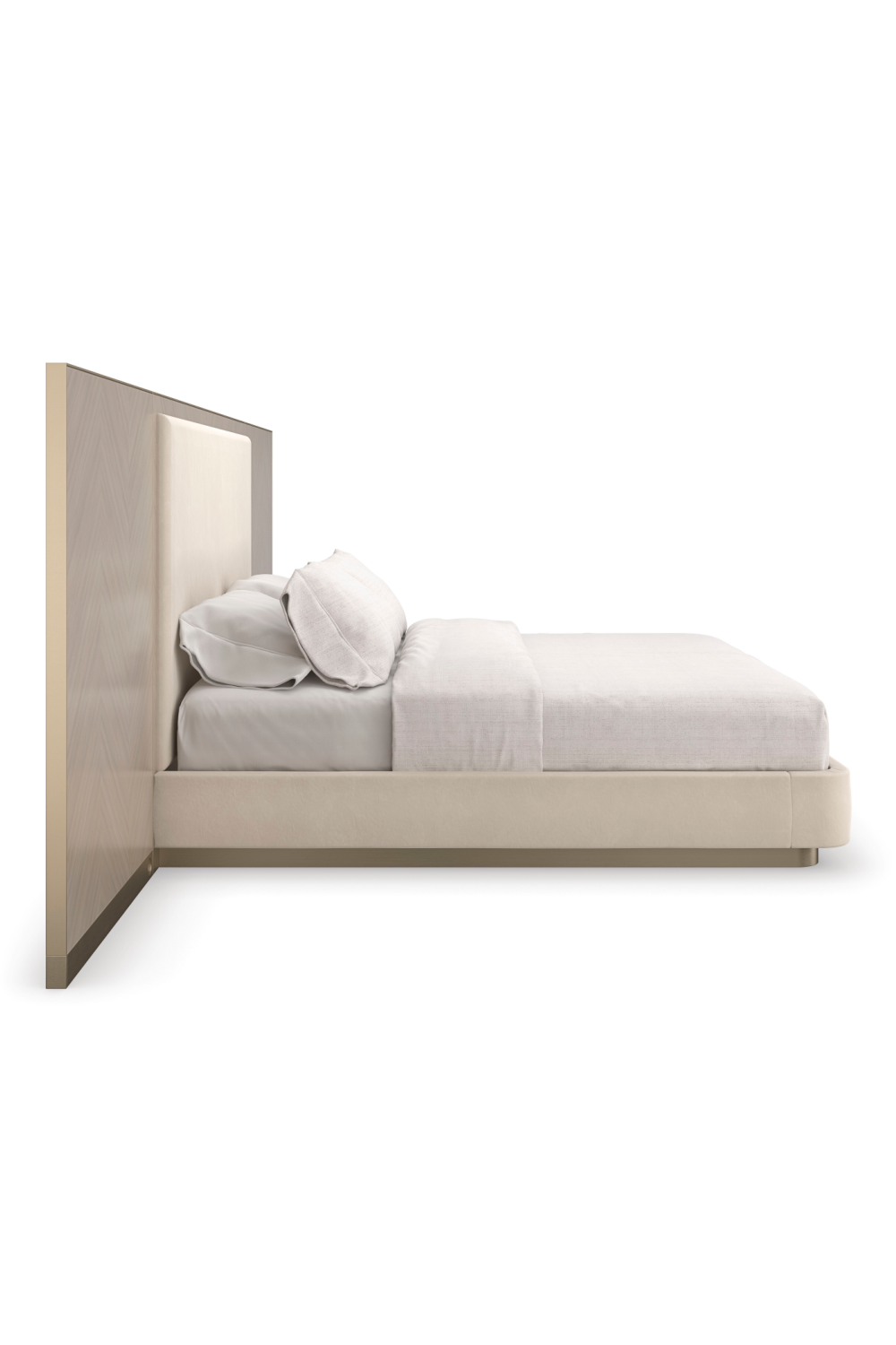 Wing Panelled Cream Bed | Caracole Anthology | Oroa.com