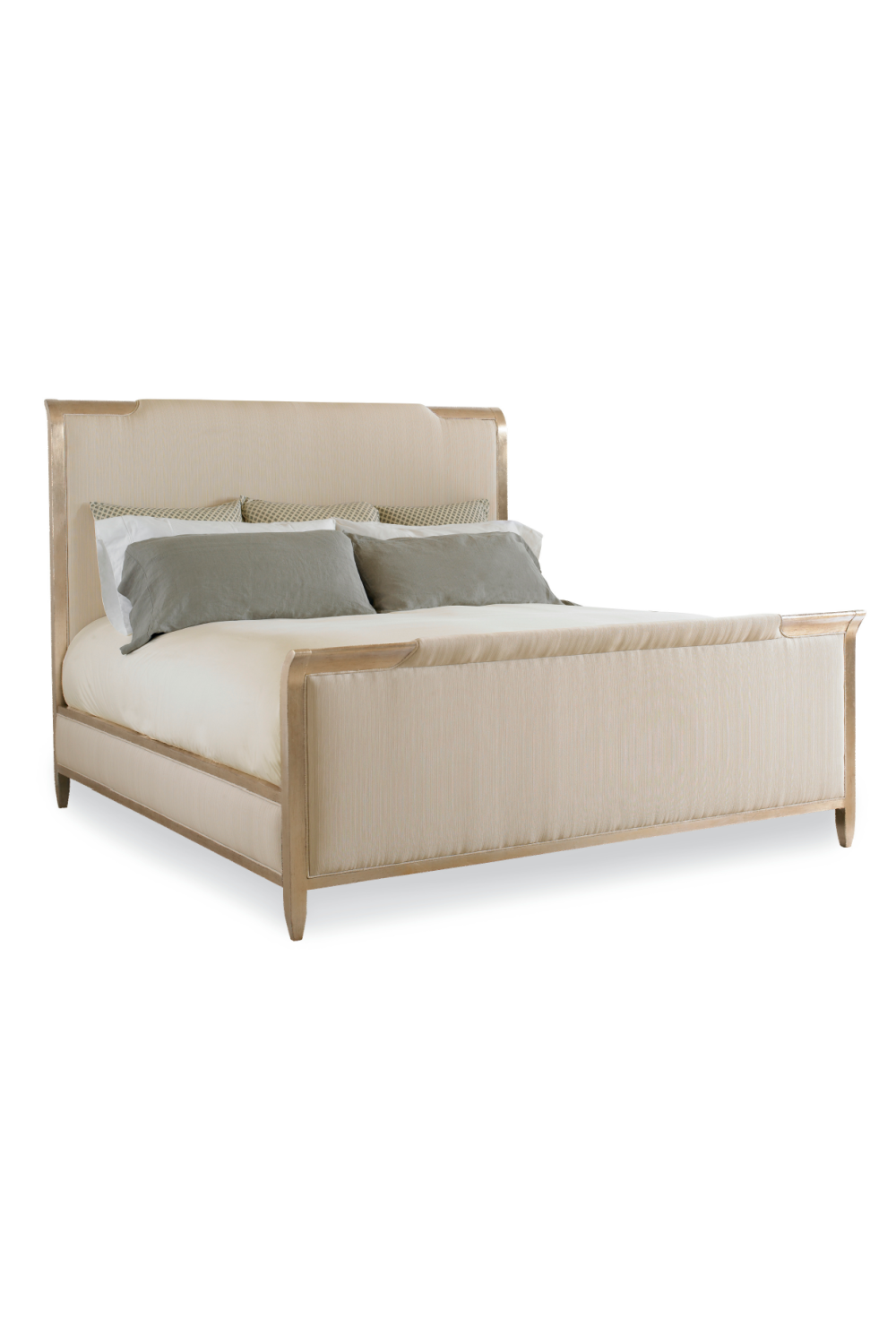 Off White Weave King Bed | Caracole Nite In Shining Armor | Oroa.com