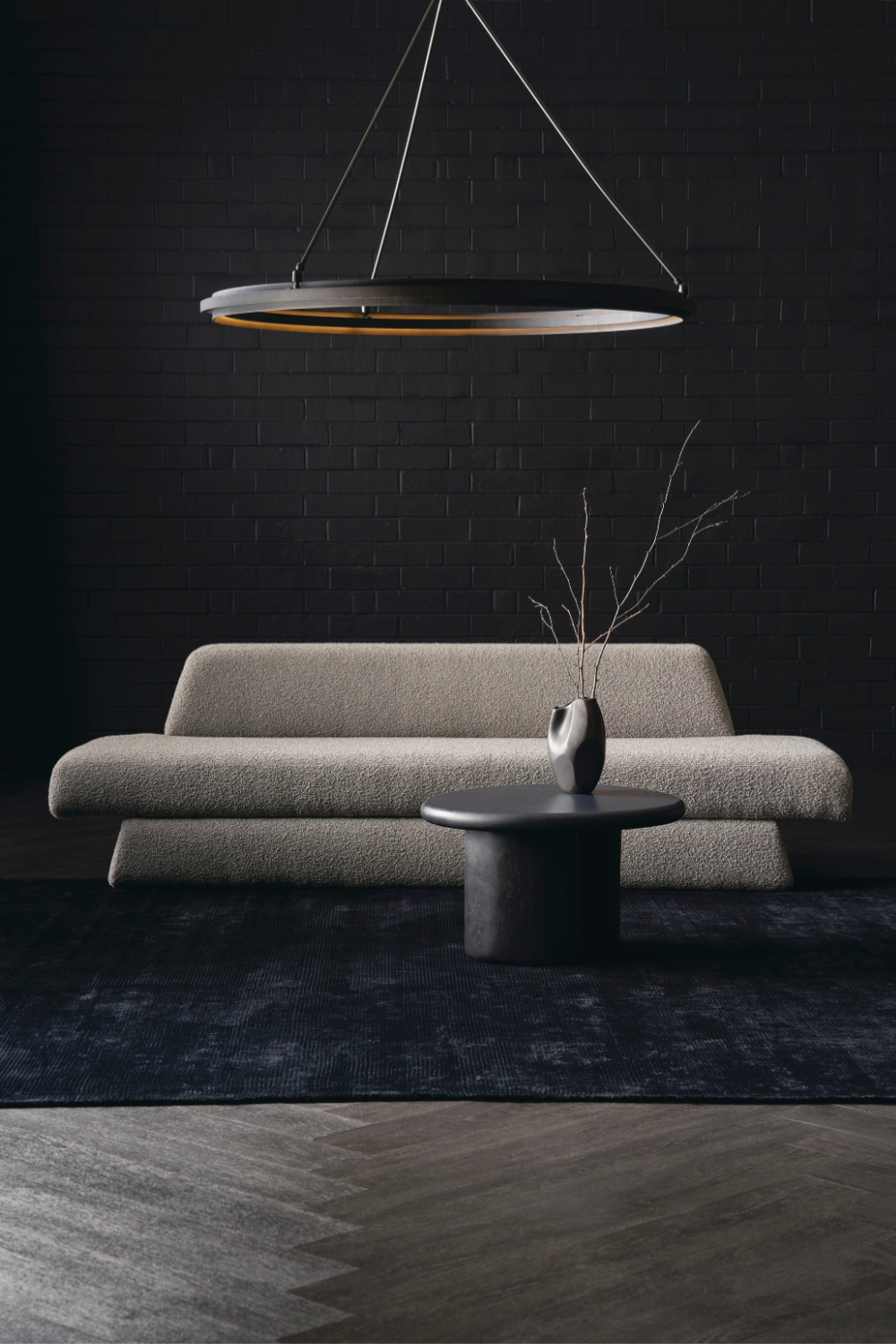 Gray Geometric Sofa | Caracole Nova | Oroa.com