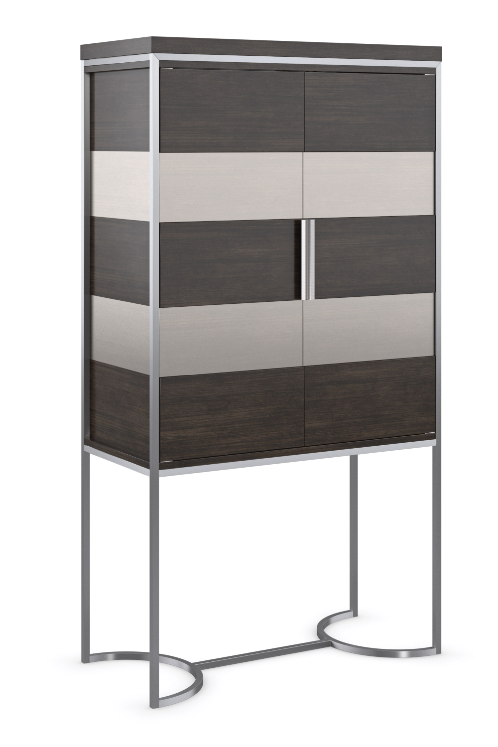 Metal Framed Modern Bar Cabinet | Caracole La Moda | Oroa.com