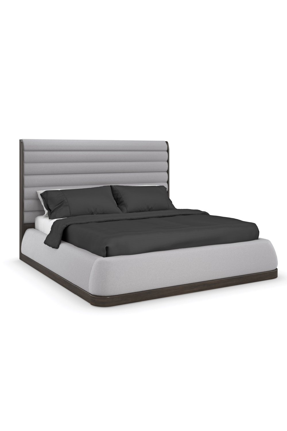 Gray Channeled Panel Bed | Caracole La Moda | Oroa.com