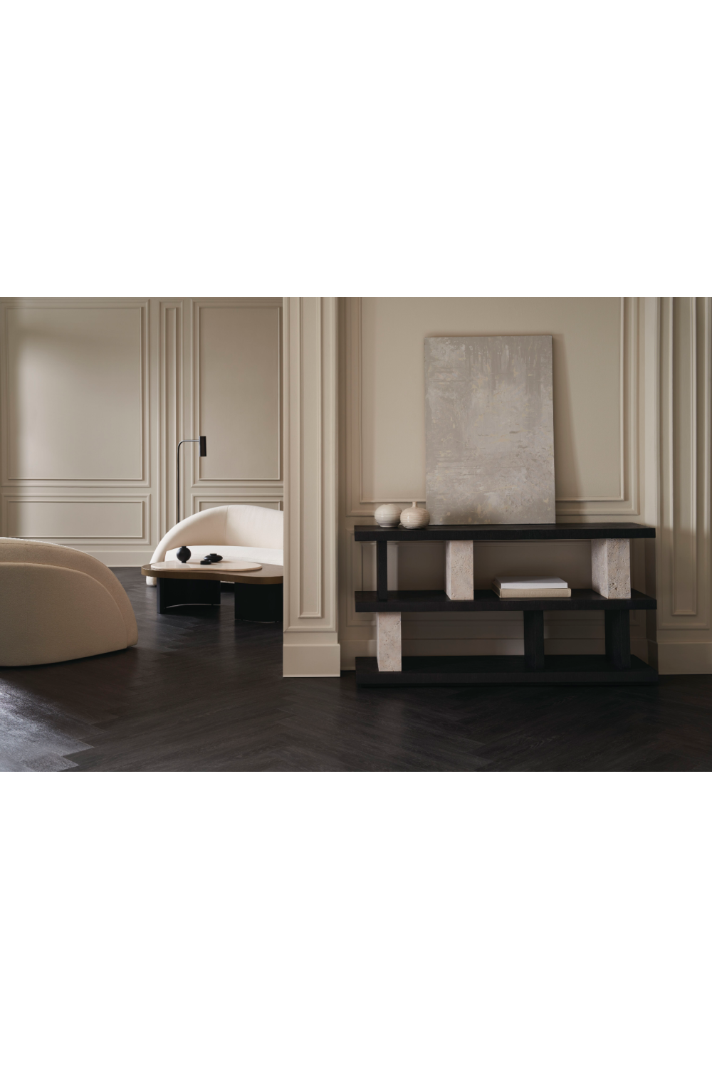 White Free-Form Sofa | Caracole Movement | Oroa.com