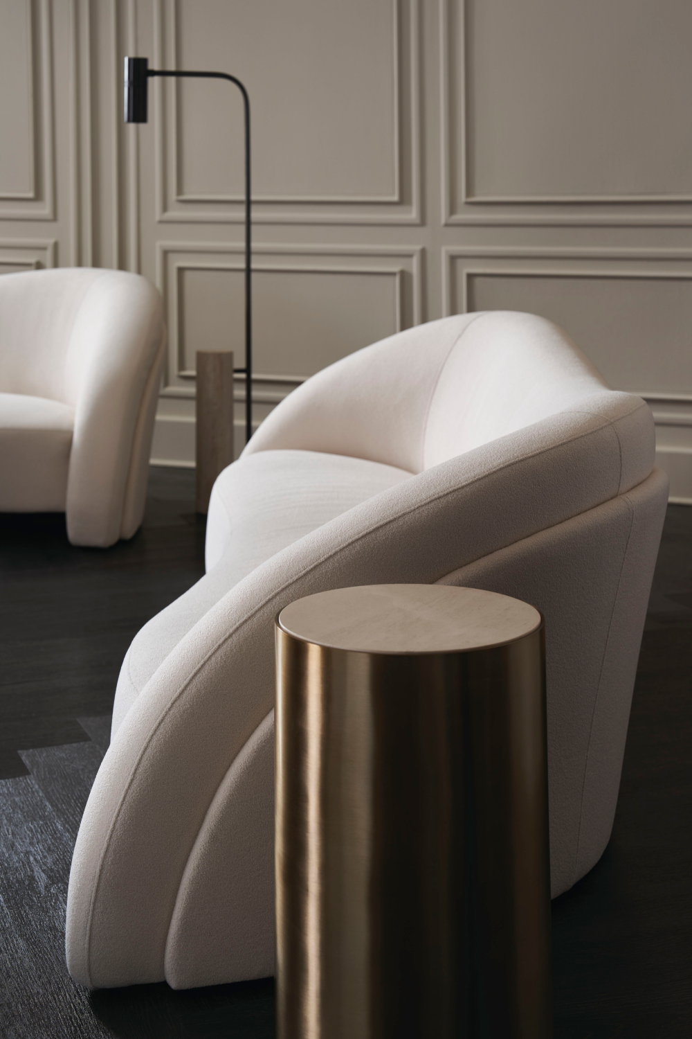 White Free-Form Sofa | Caracole Movement | Oroa.com