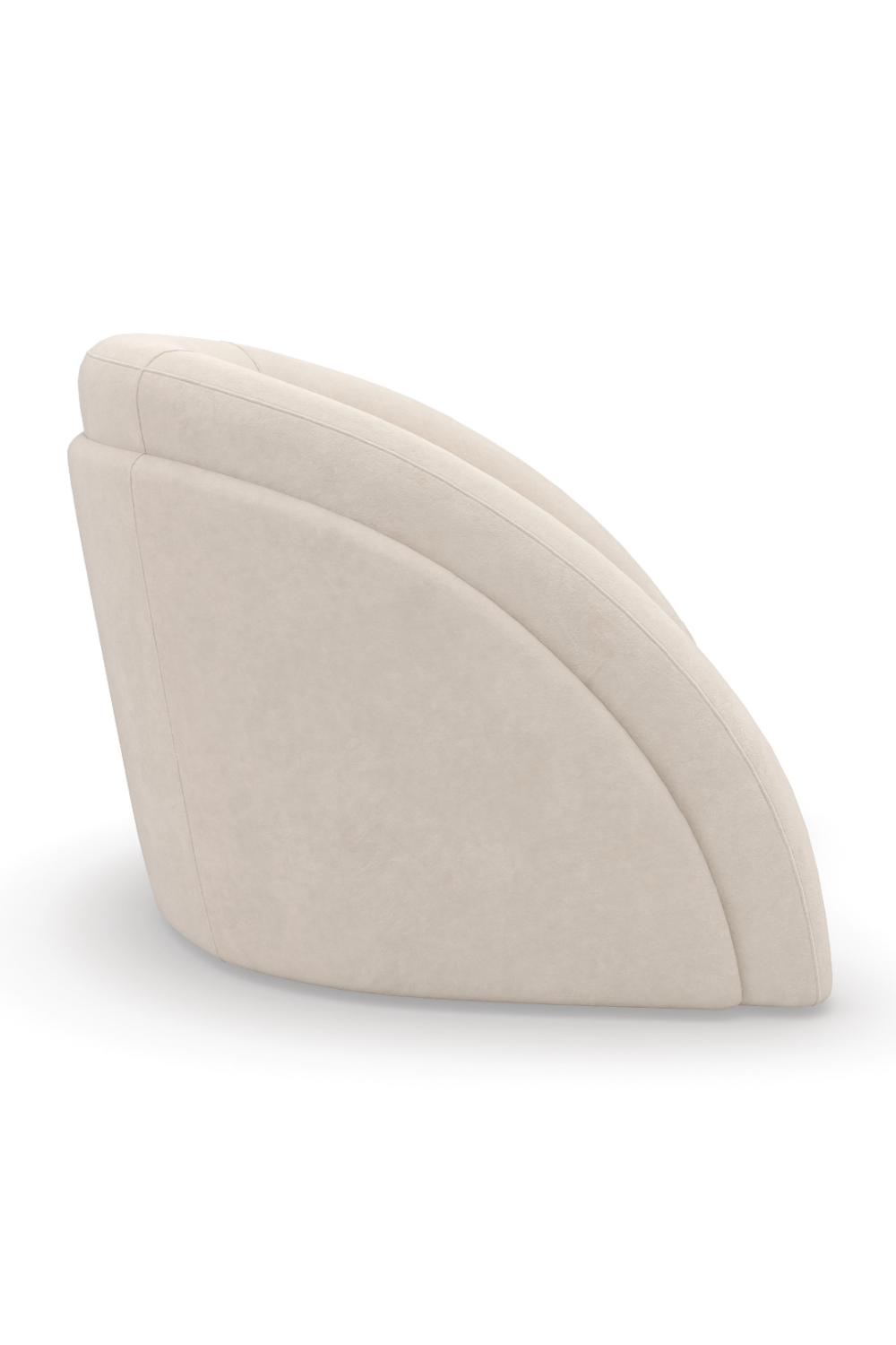 Modern Curved Accent Chair | Caracole Movement | Oroa.com