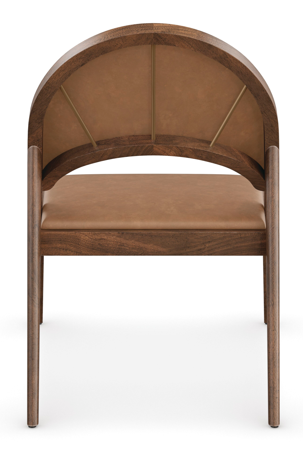 Brown Leather Lounge Chair | Caracole Rhythm | Oroa.com