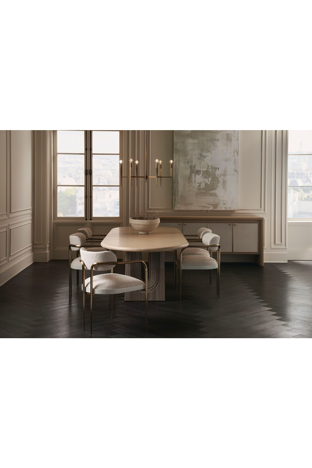 Oval Oak Dining Table | Caracole Emphasis | Oroa.com