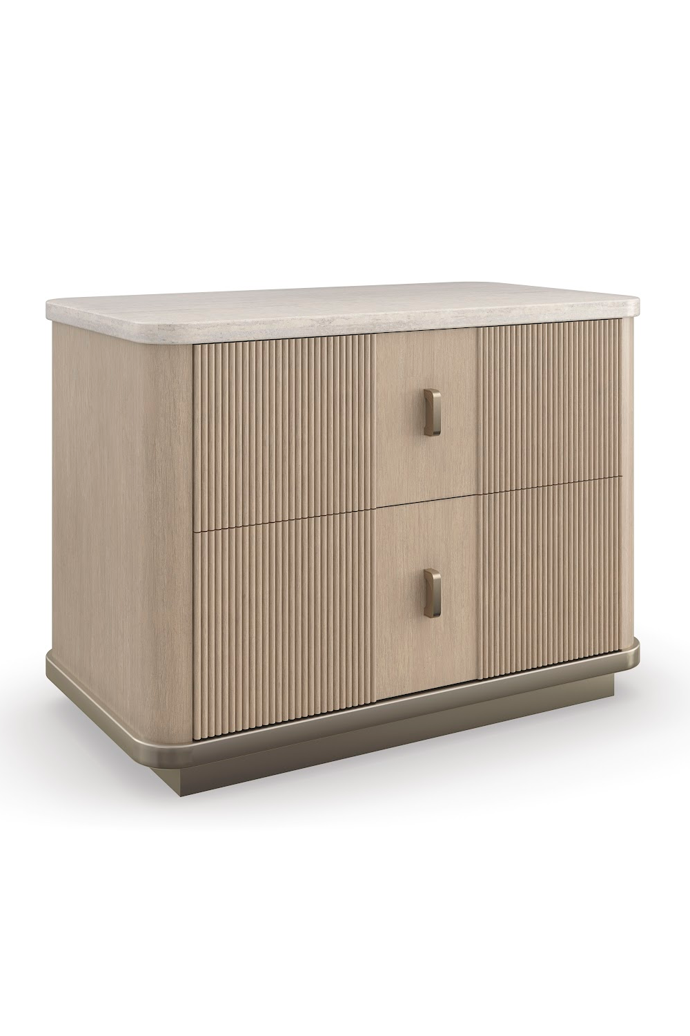 Oak Modern Nightstand | Caracole Rhythm | Oroa.com