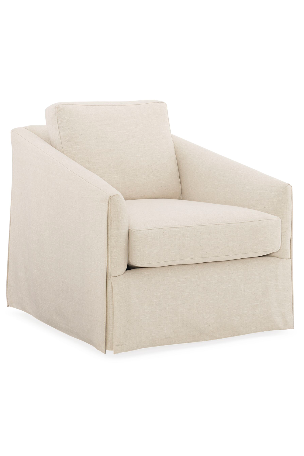 Skirted Swivel Chair | Caracole Casual Affair | Oroa.com
