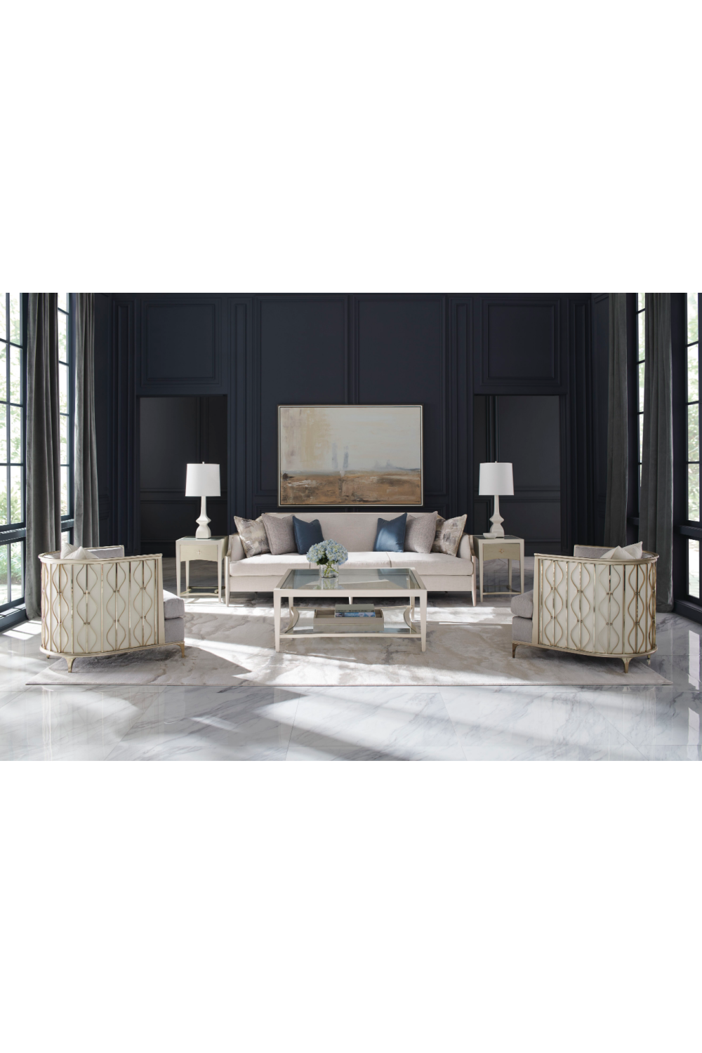 Gray Statement Lounge Chair | Oroa.com