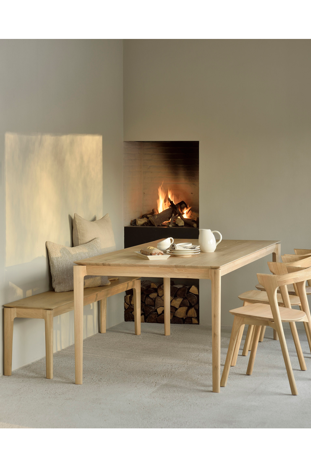 Modern Oak Dining Chair | Ethnicraft Bok | OROA.COM