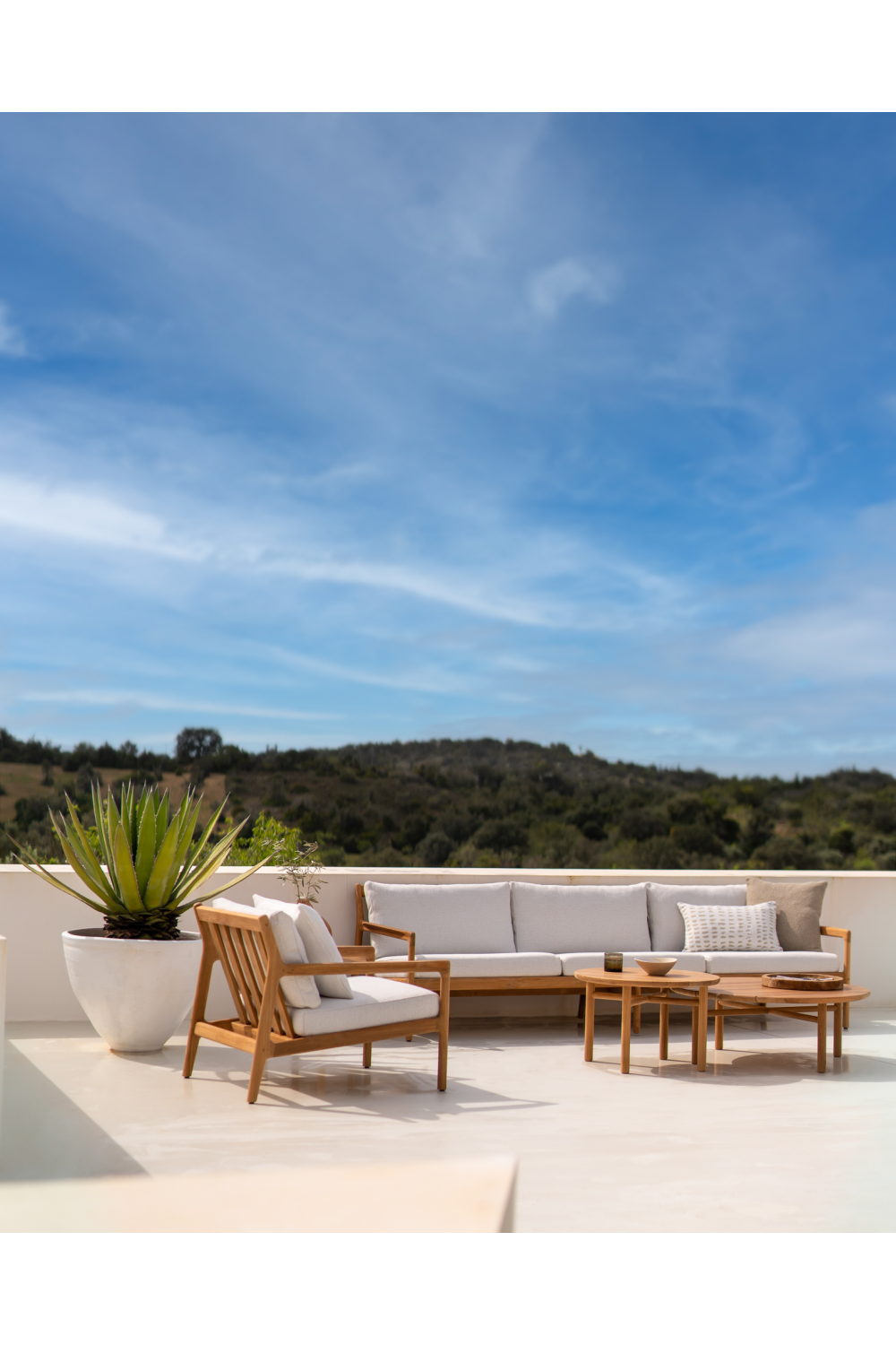 Teak 3+ Seater Outdoor Sofa | Ethnicraft Jack