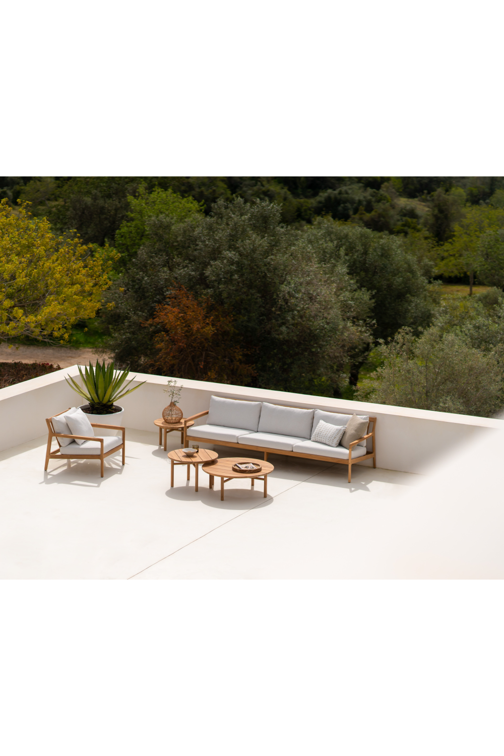 Teak 3+ Seater Outdoor Sofa | Ethnicraft Jack