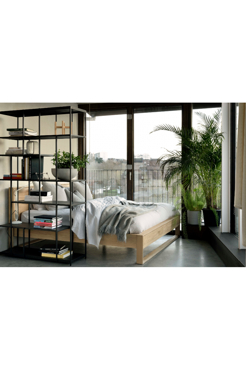 Multilevel Teak Bookcase | Oroa.com