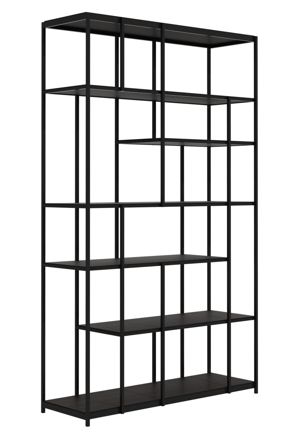 Multilevel Teak Bookcase | Ethnicraft Studio | OROA.COM