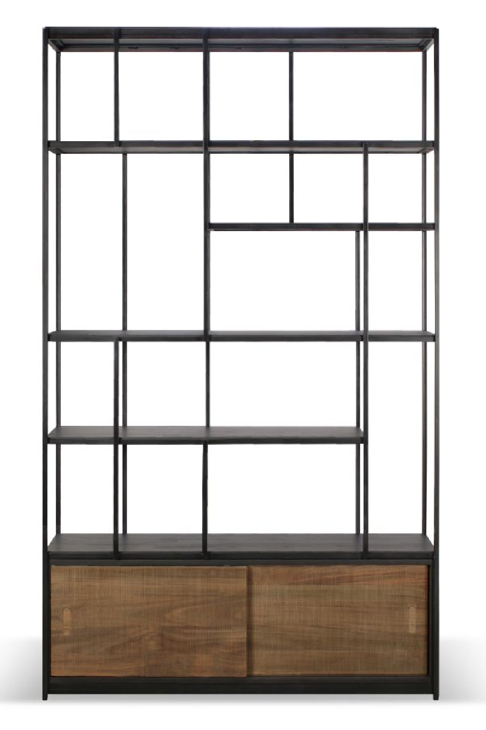 Multilevel Teak Bookcase | Ethnicraft Studio | OROA.COM