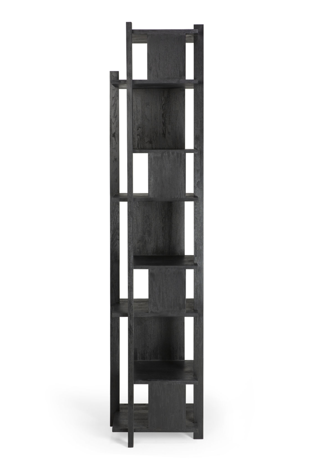 Black Teak Shelving Unit | Ethnicraft Abstract | OROA.COM