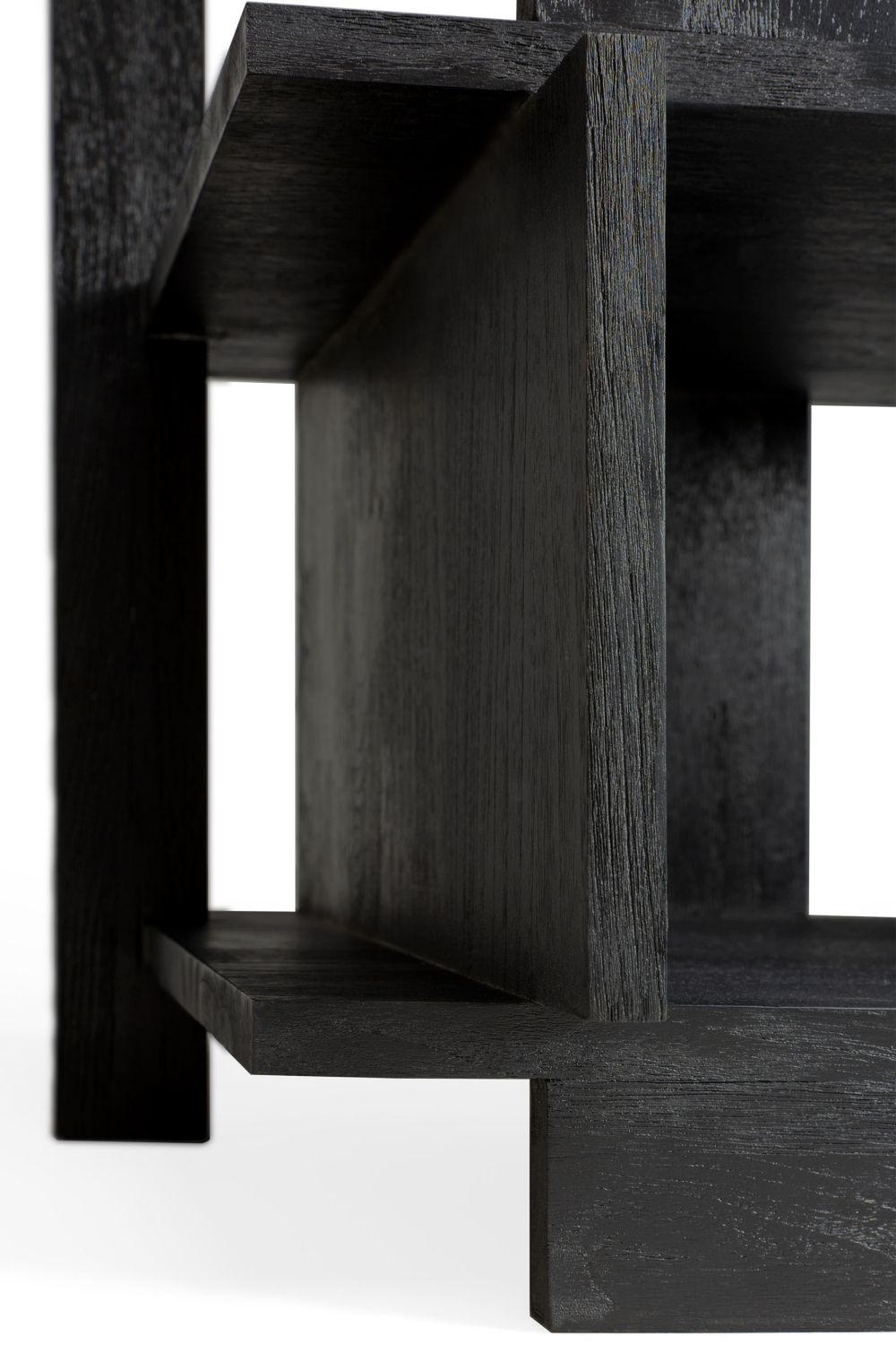 Black Teak Shelving Unit | Ethnicraft Abstract | OROA.COM