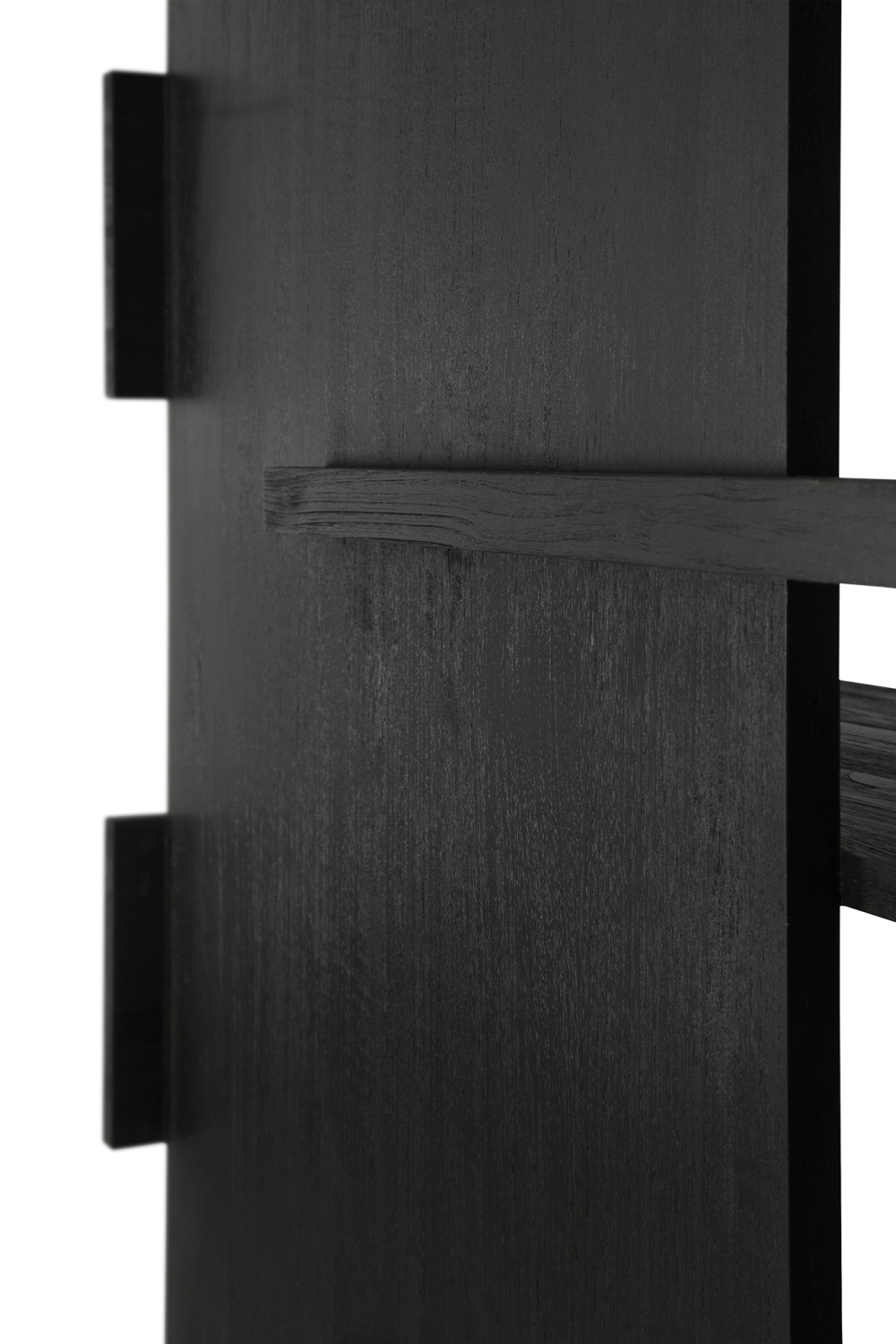 Black Teak Book Rack | Ethnicraft Abstract | Oroa.com