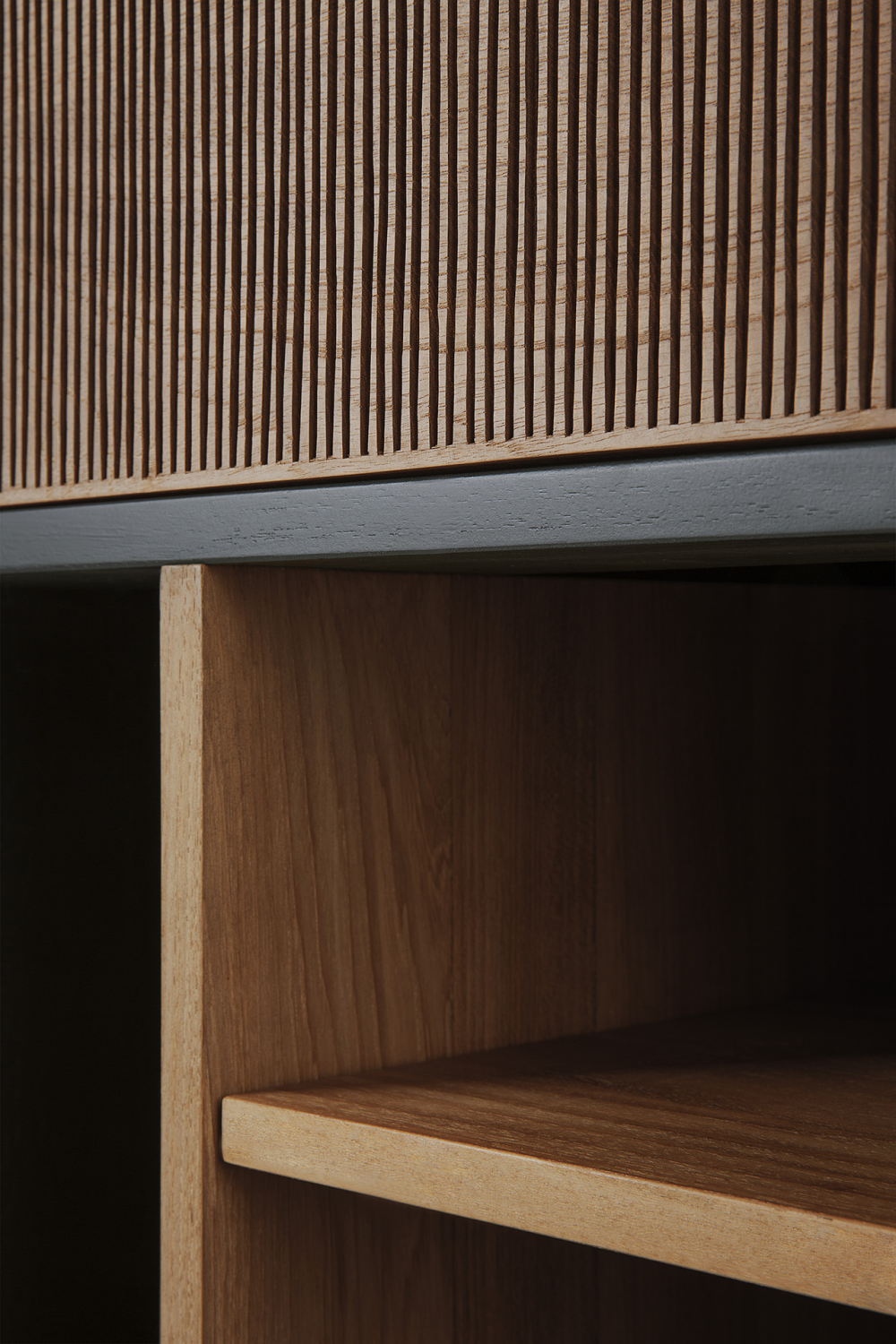 Black Teak Drawer Unit | Ethnicraft Oscar | Oroa.com