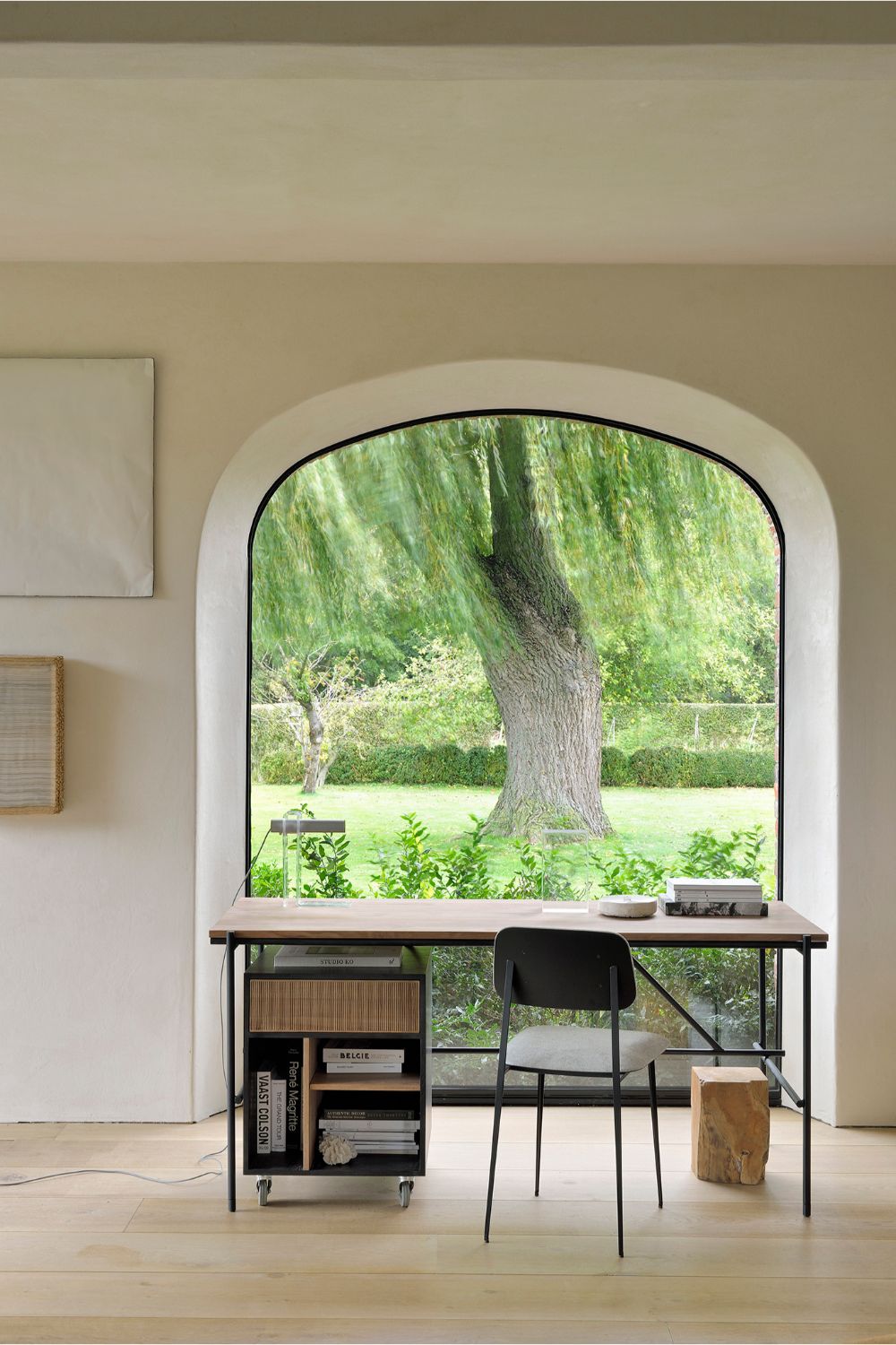 Teak Desk With Drawers | Ethnicraft Oscar | OROA.com