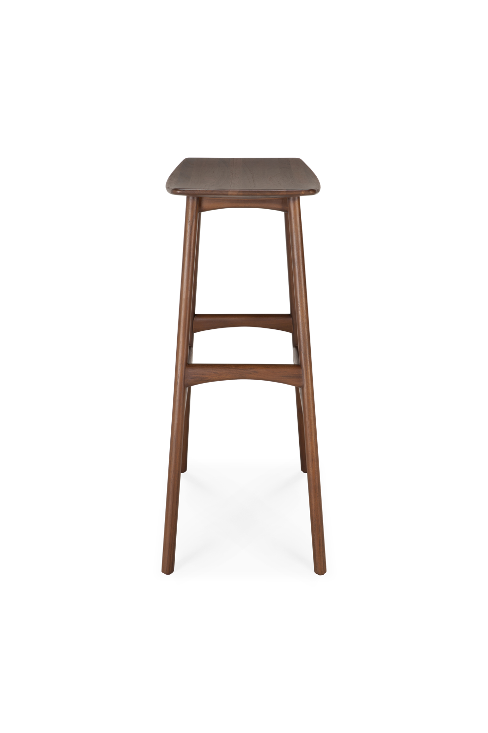 Wooden Backless Barstool | Ethnicraft Osso | Oroa.com