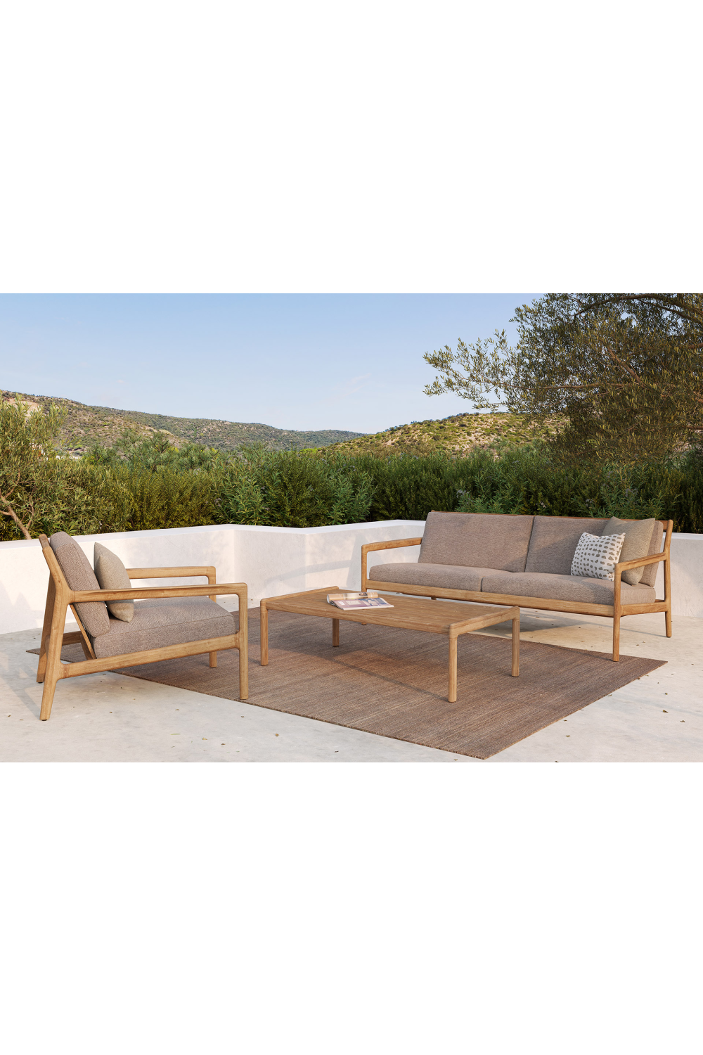Rectangular Outdoor Coffee Table | Ethnicraft Jack | Oroa.com