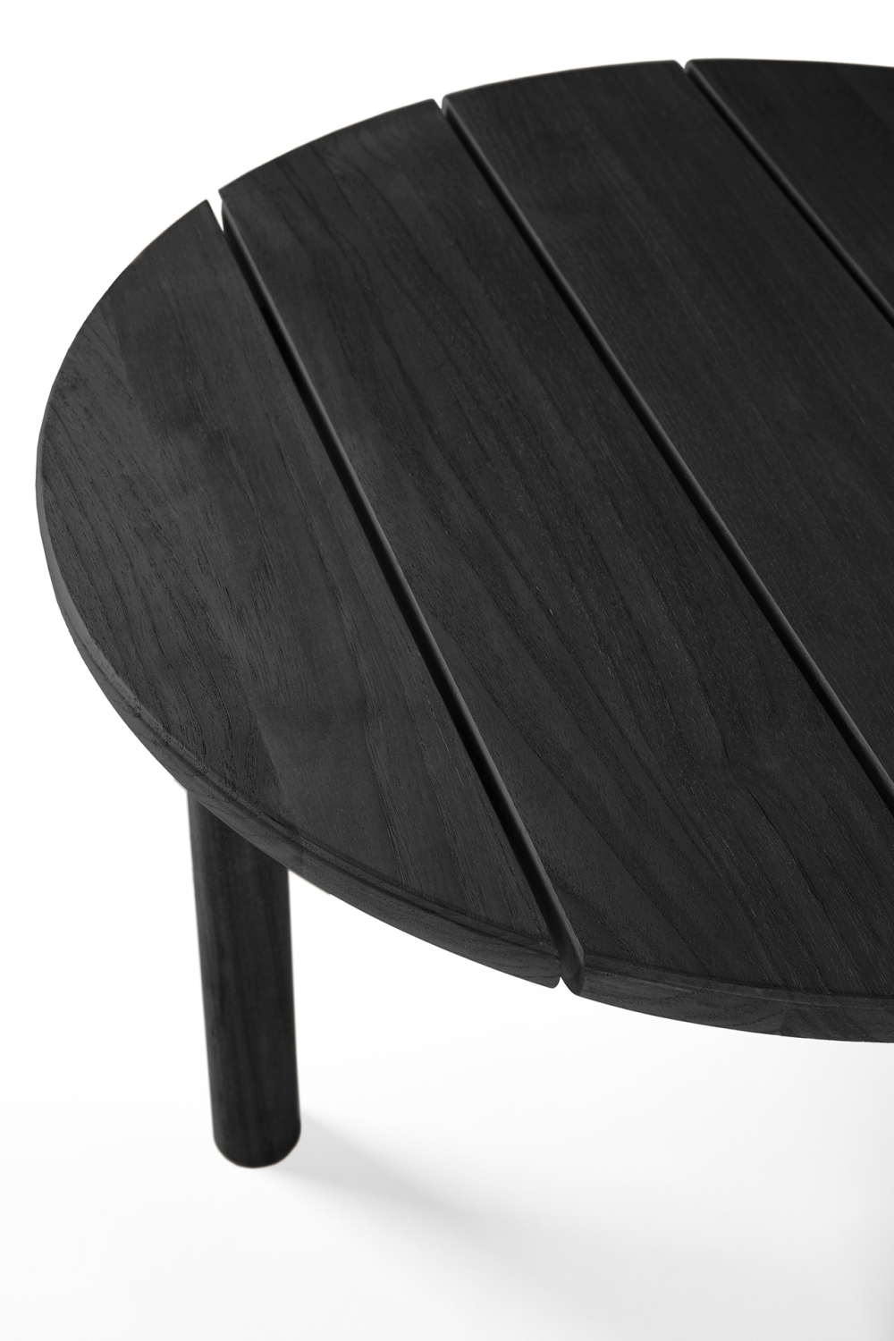 Black Teak Outdoor Coffee Table | Ethnicraft Quatro | Oroa.com