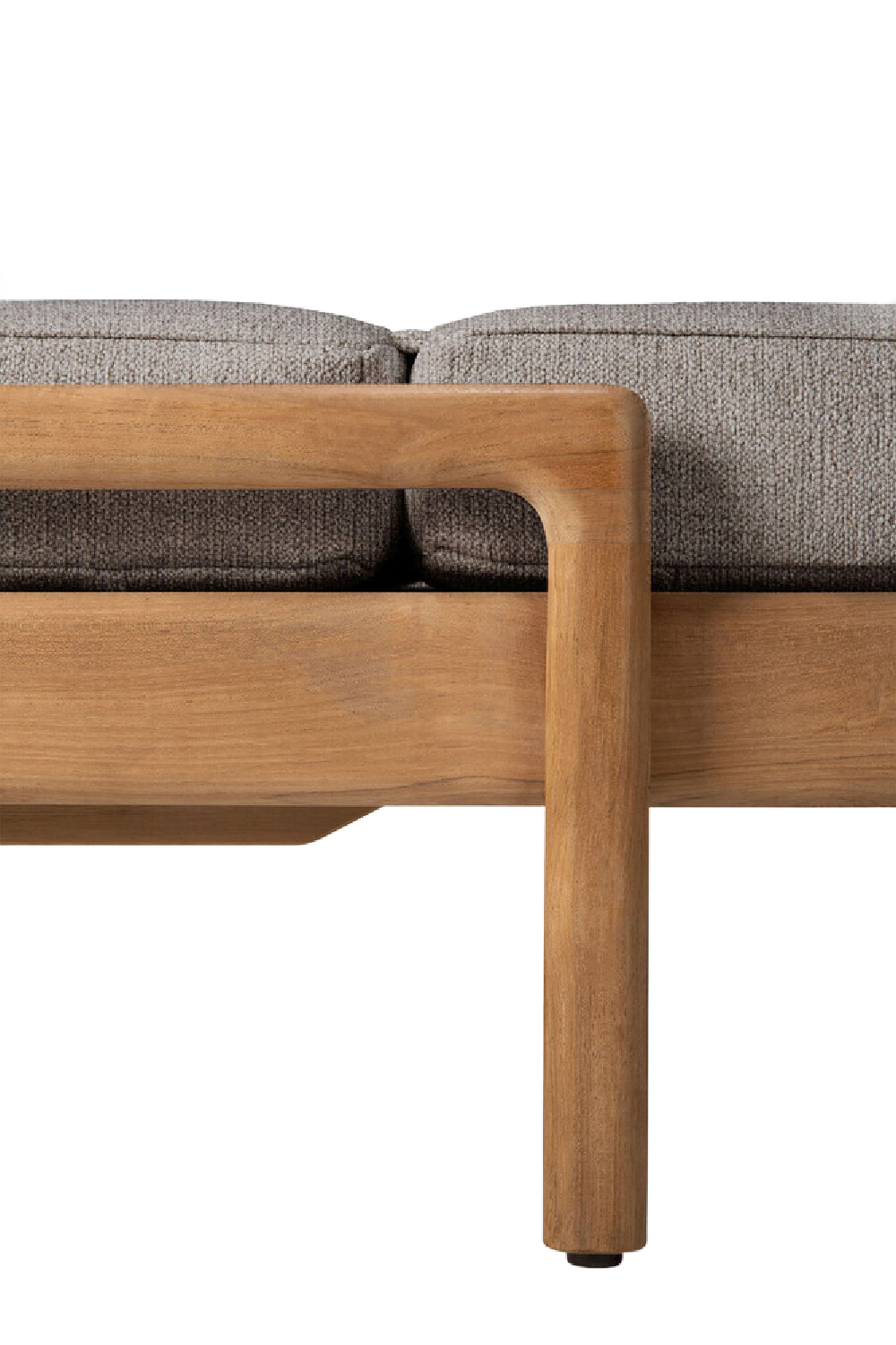 Teak Wheeled Adjustable Outdoor Lounger | Ethnicraft Jack | Oroa.com