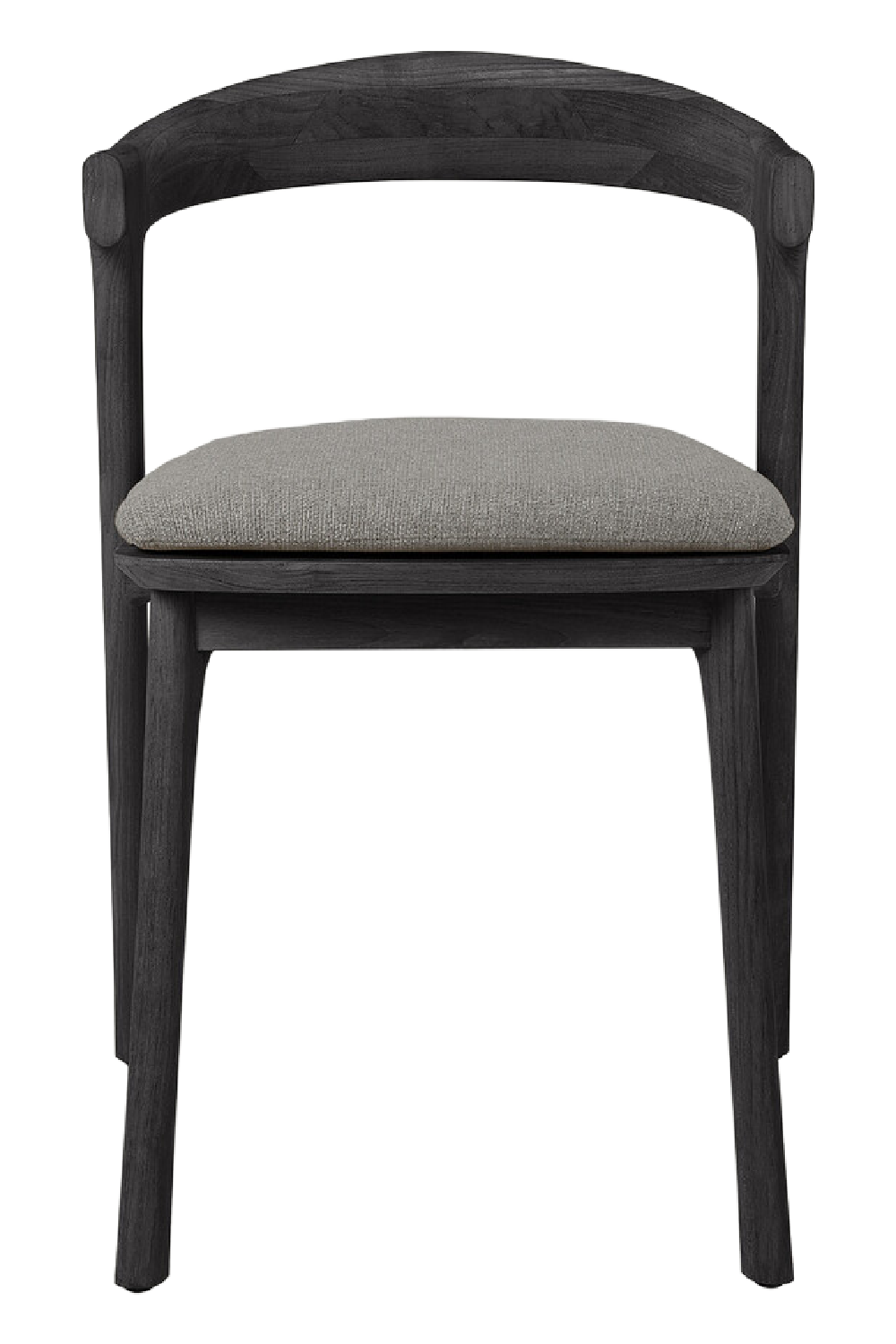 Black Teak Outdoor Dining Chair | Ethnicraft Bok | Oroa.com