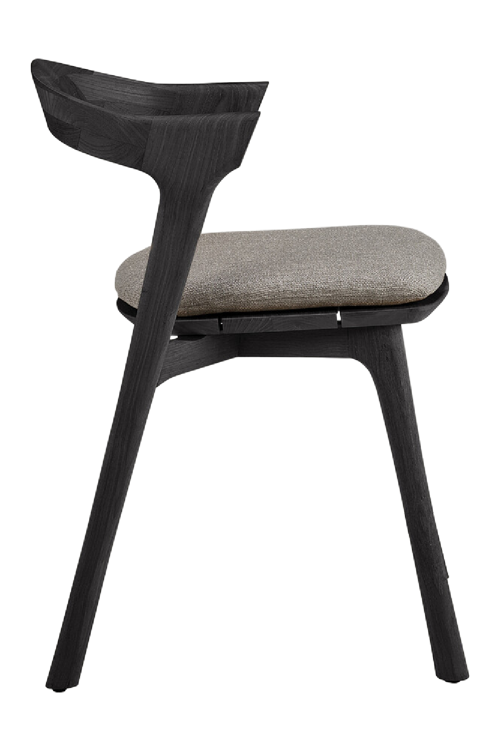 Black Teak Outdoor Dining Chair | Ethnicraft Bok | Oroa.com
